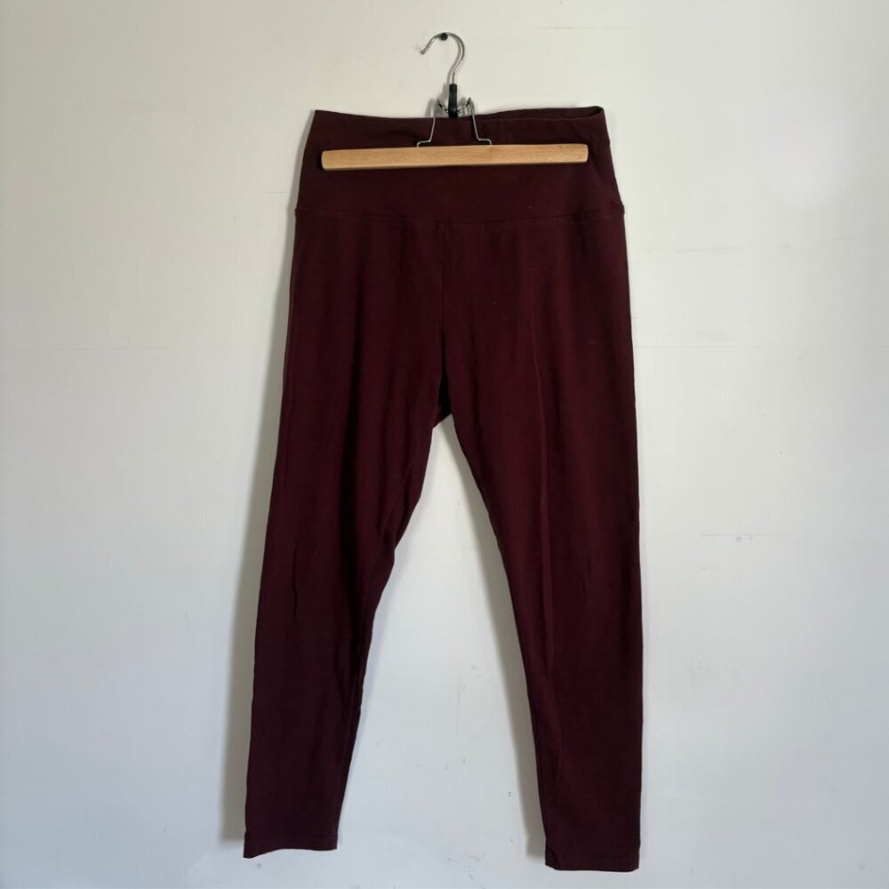 Offline by Aerie OG High Rise Maroon Legging - Size Large Petite Short